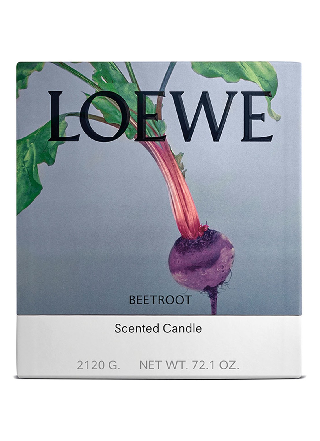 LOEWE Large Beetroot Candle - geurkaars 2120 gram  - voorkant 2 undefined