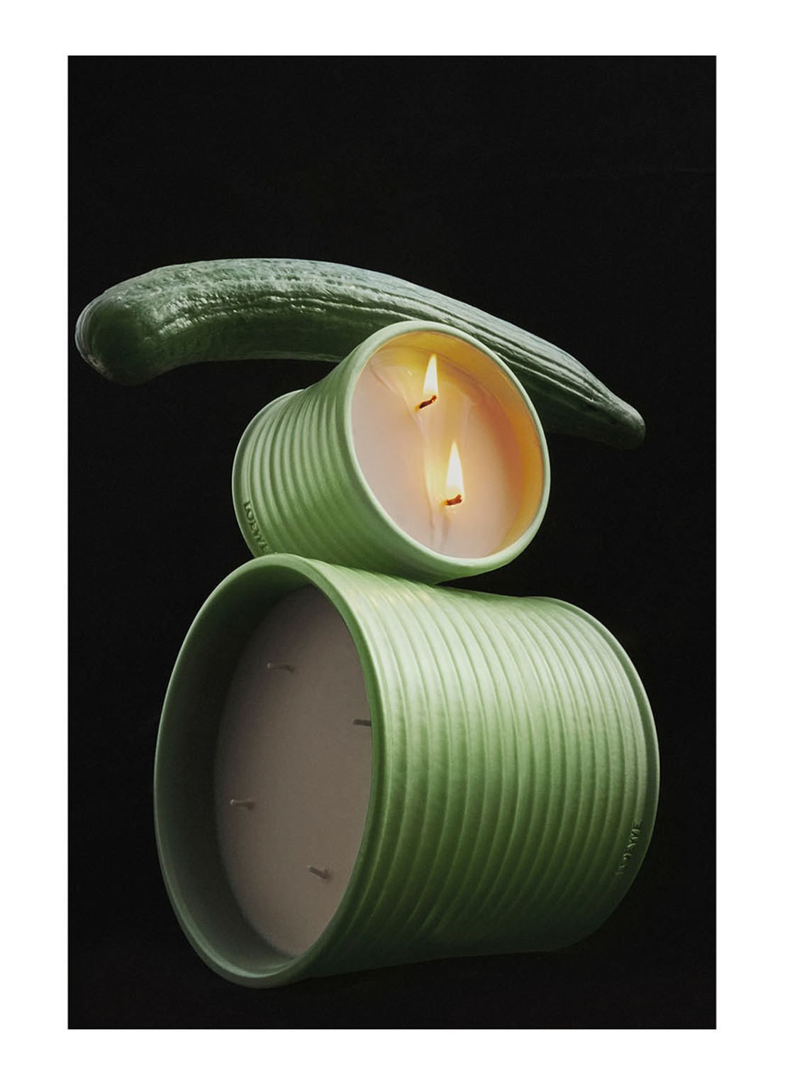 LOEWE Large Cucumber Candle - geurkaars 2120 gram  - detail 5 undefined