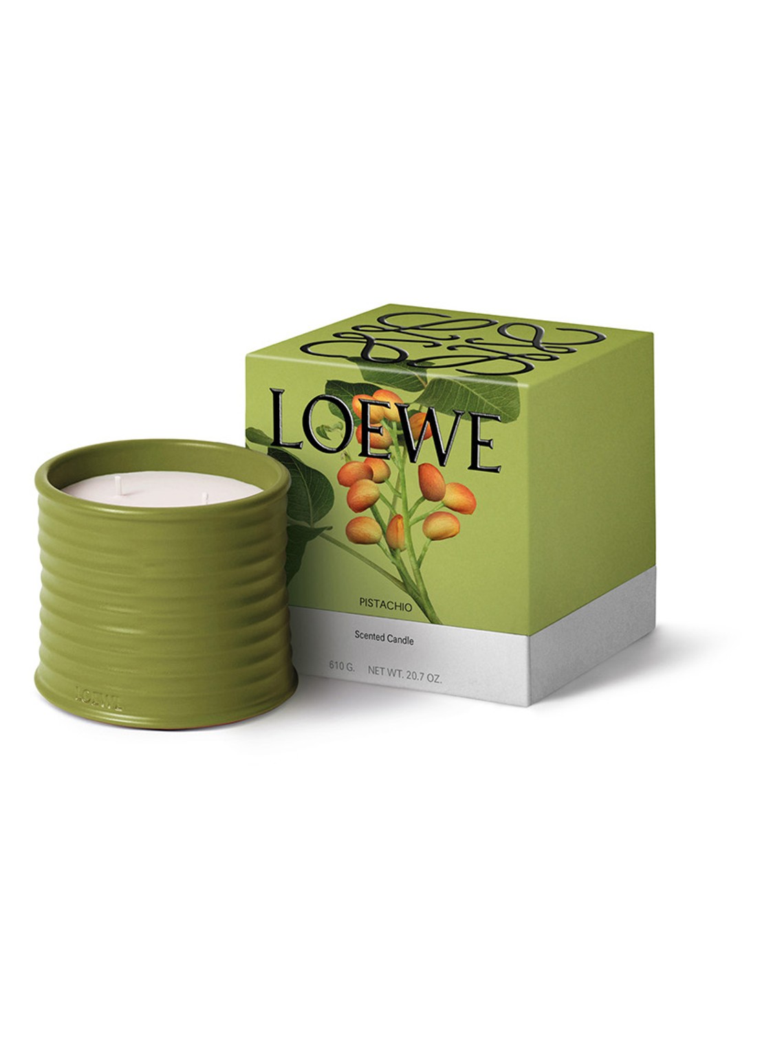 LOEWE Medium Pistachio Candle - geurkaars 610 gram - voorkant 3 undefined
