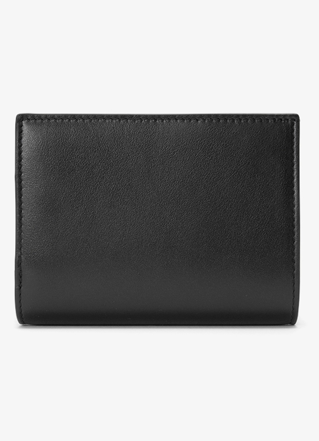 LOEWE Panta portemonnee van kalfsleer - achterkant 3 zwart