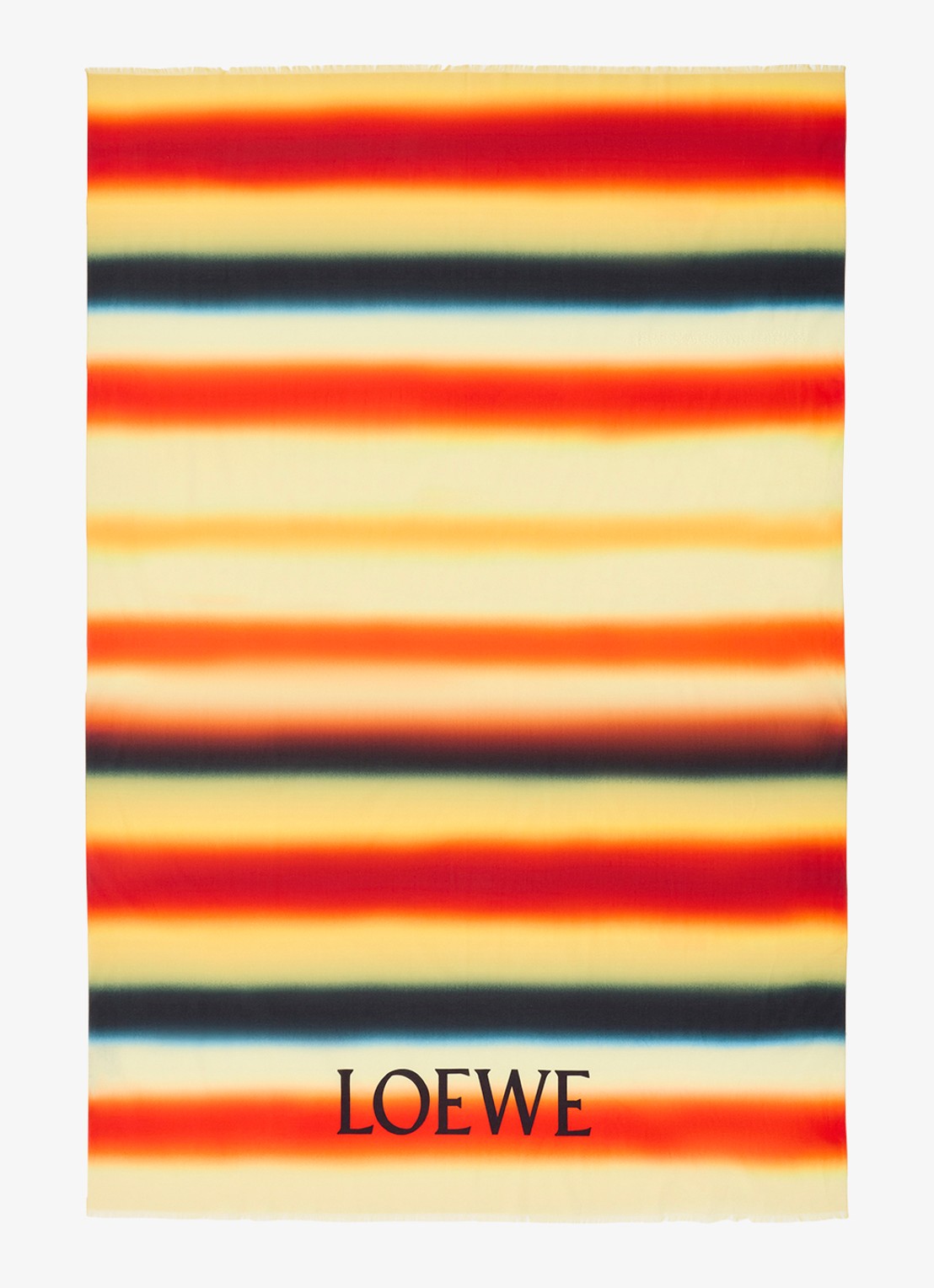 LOEWE Pareo met logoprint 160 x 120 cm - voorkant 3 orange