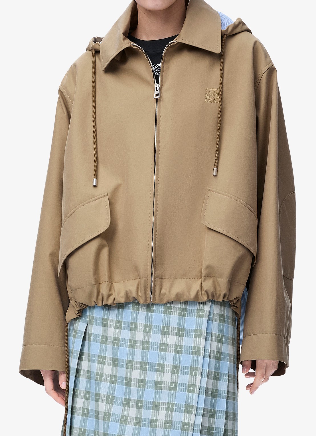 LOEWE Parka met capuchon en klepzakken - detail 4 beige