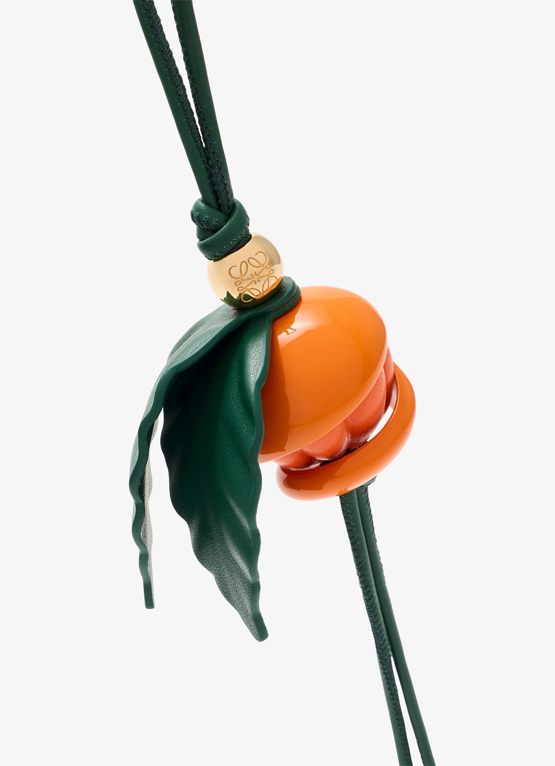 LOEWE Peeling Orange tasbedel van kalfsleer - voorkant 2 orange