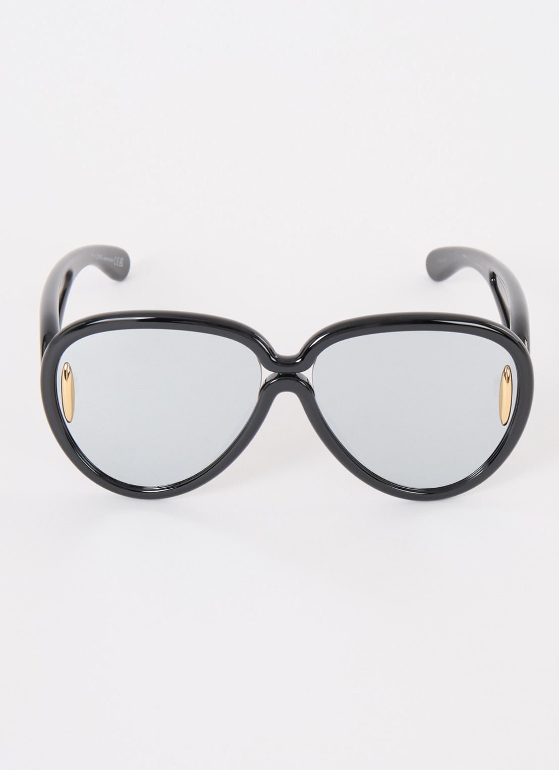 LOEWE Piloten zonnebril LW40132I - detail 3 zwart