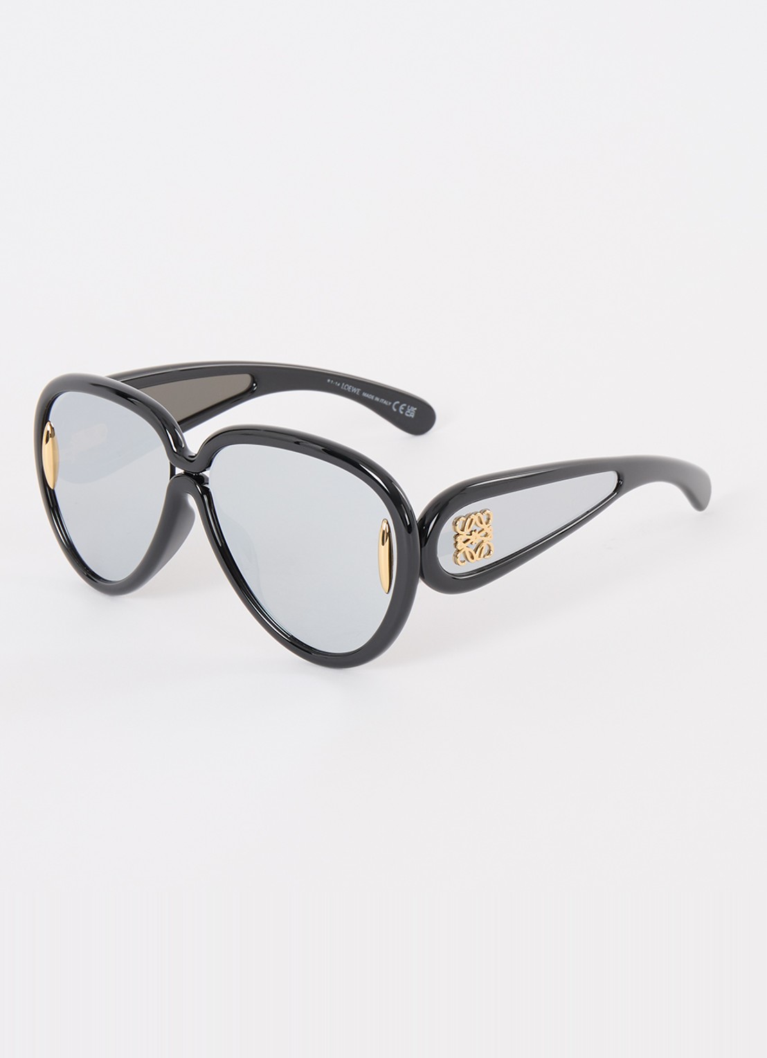 LOEWE Piloten zonnebril LW40132I - voorkant zwart