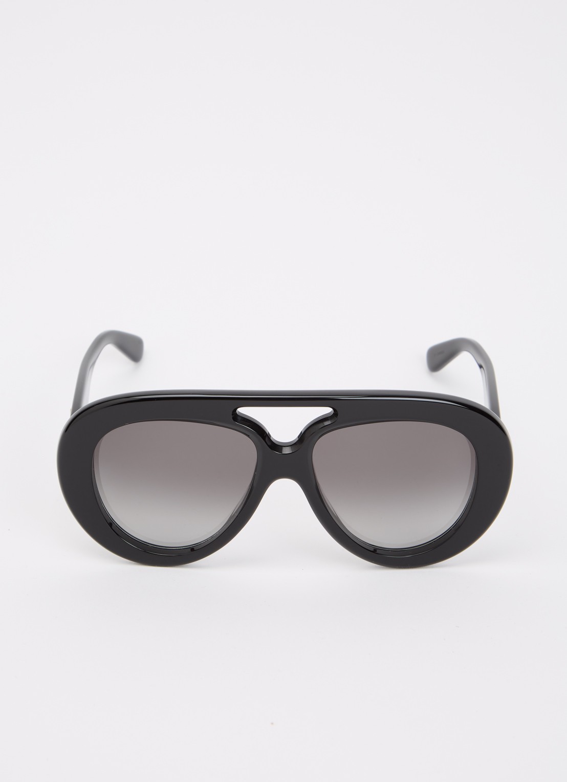 LOEWE Piloten zonnebril LW40144U - detail zwart