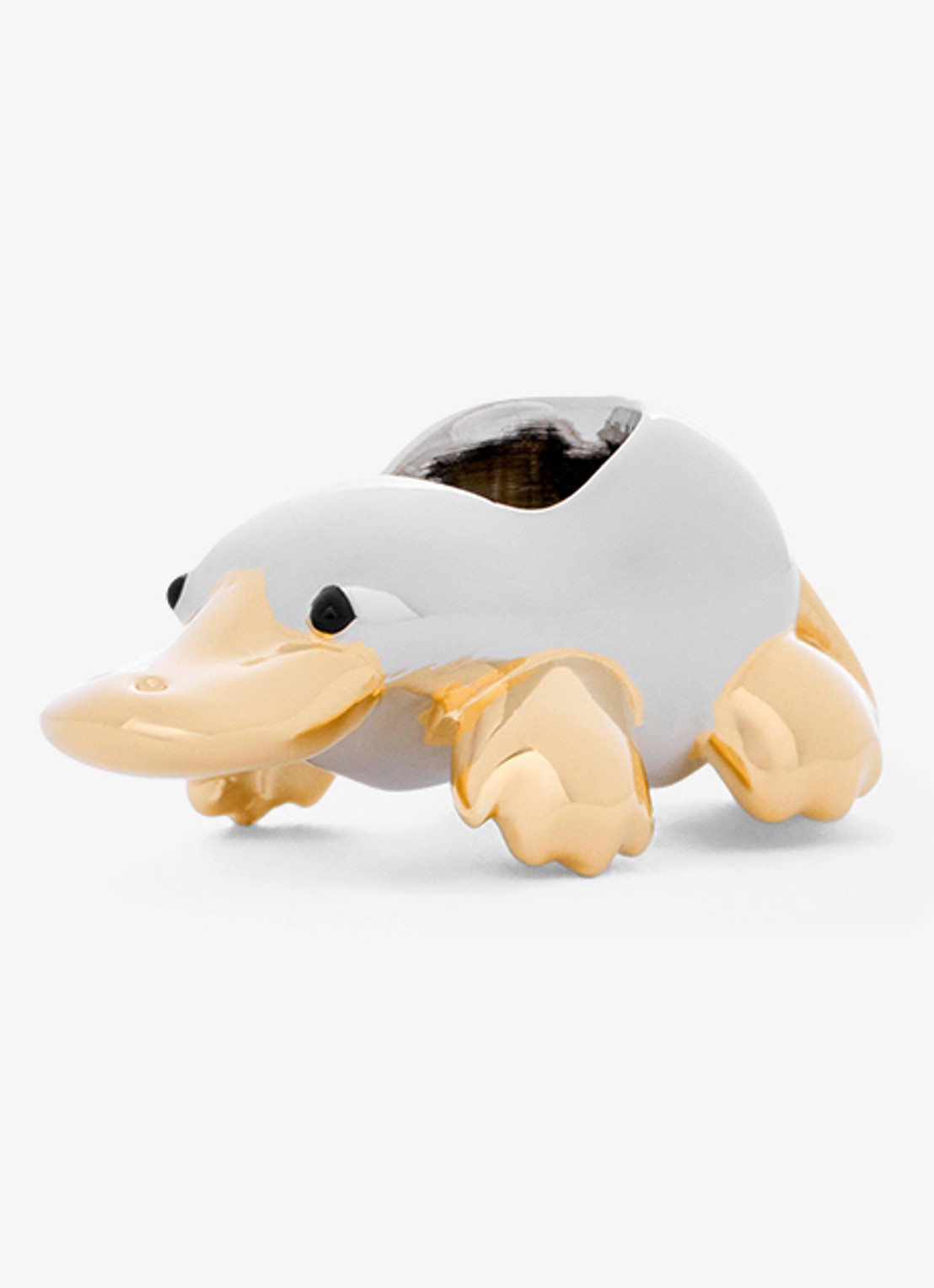 LOEWE Platypus Dice tasbedel - voorkant zilver