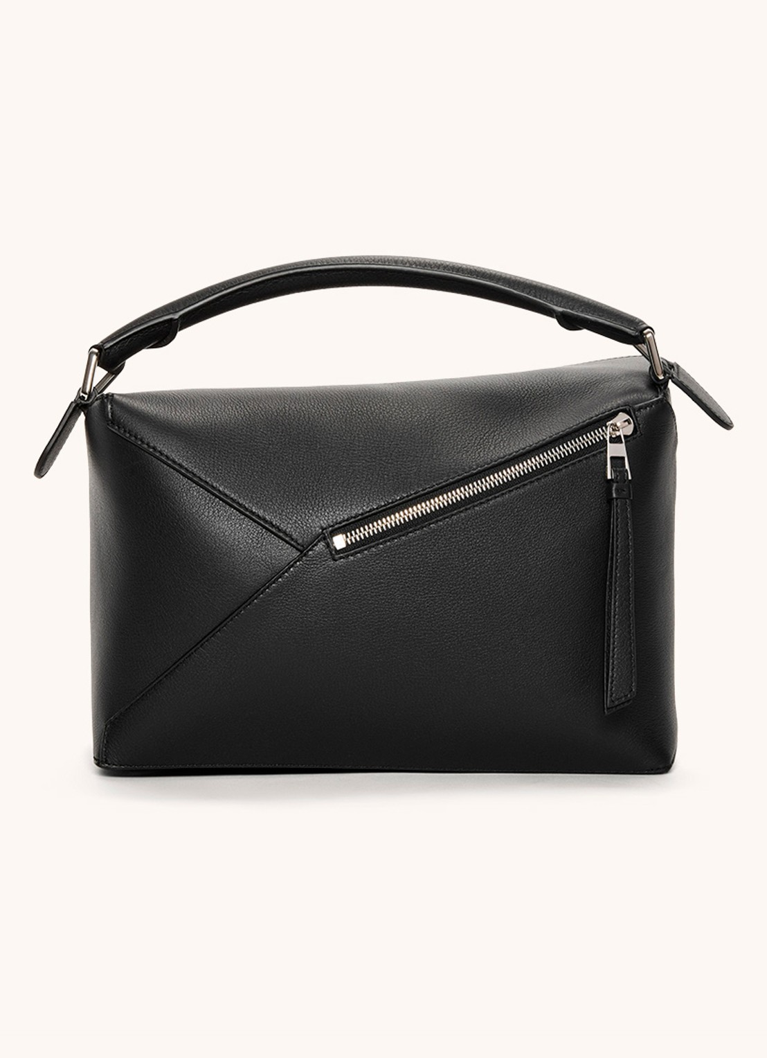 LOEWE Puzzle Edge handtas van kalfsleer - detail 3 zwart