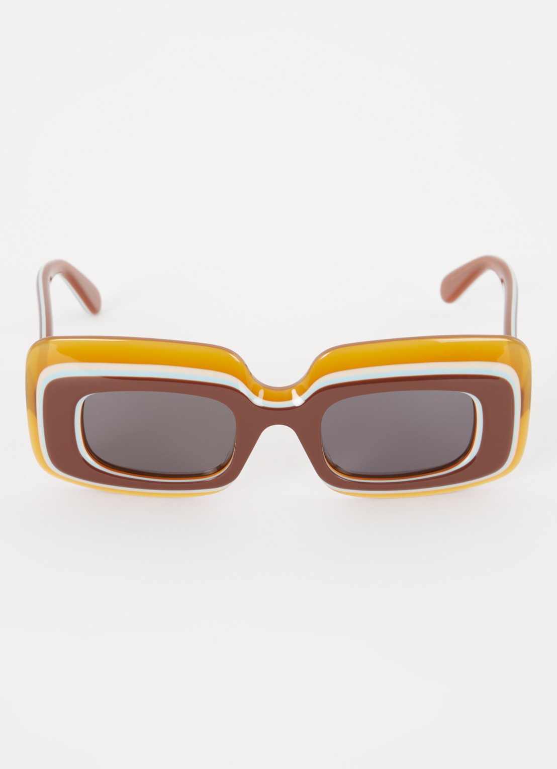 LOEWE Retro zonnebril E4000232 - detail 2 bruin
