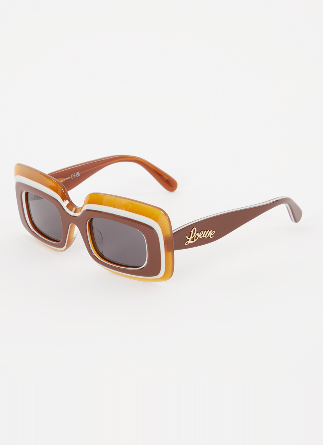 LOEWE Retro zonnebril E4000232 - voorkant bruin