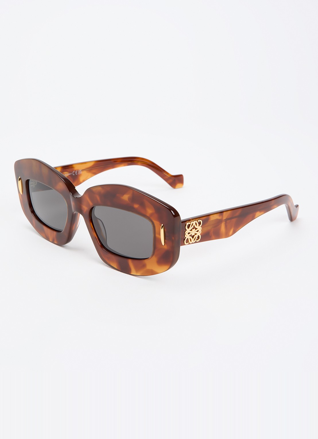 LOEWE Retro zonnebril E4000248  - voorkant 4 roestbruin