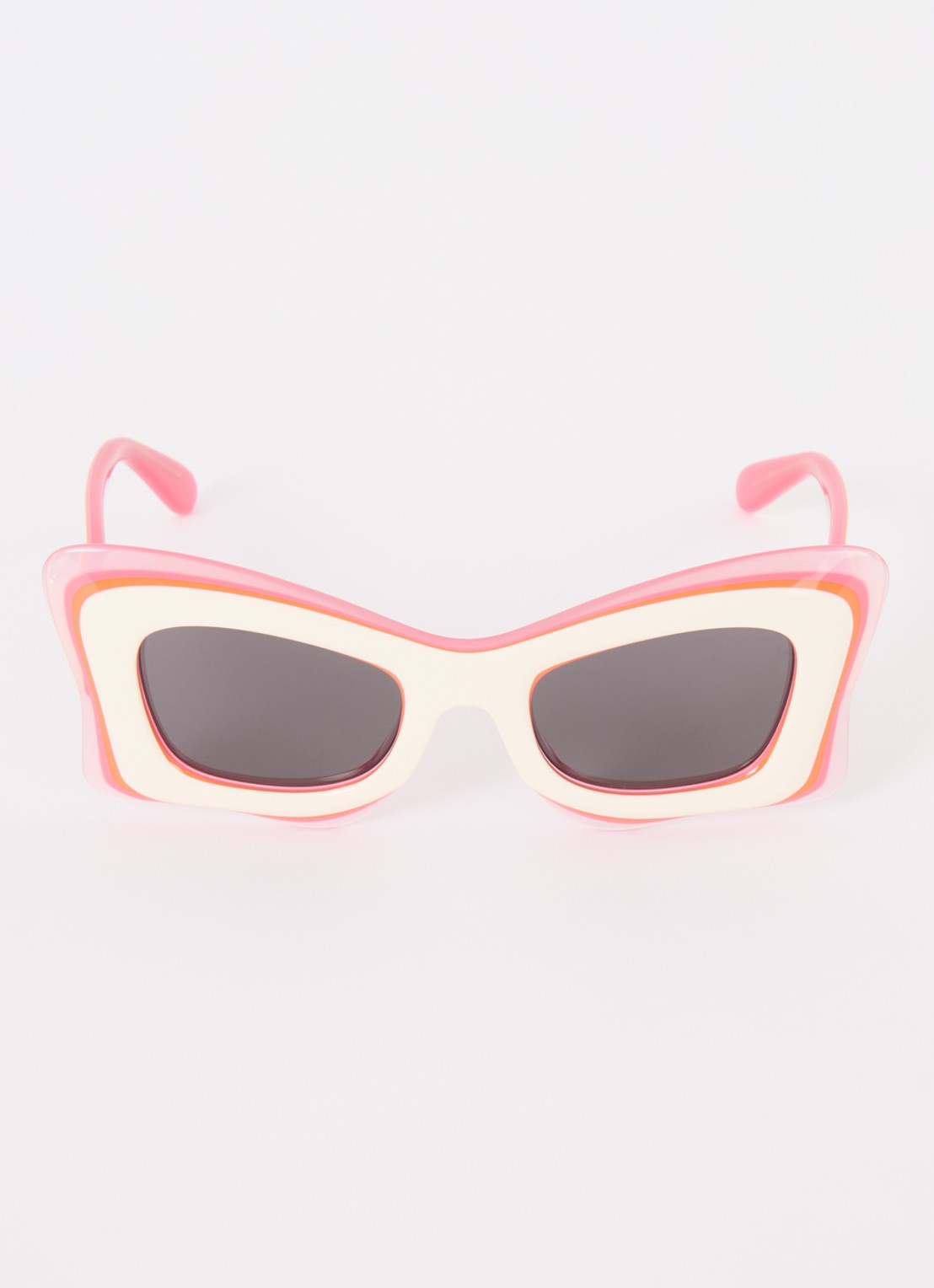 LOEWE Retro zonnebril LW40140U - detail roze