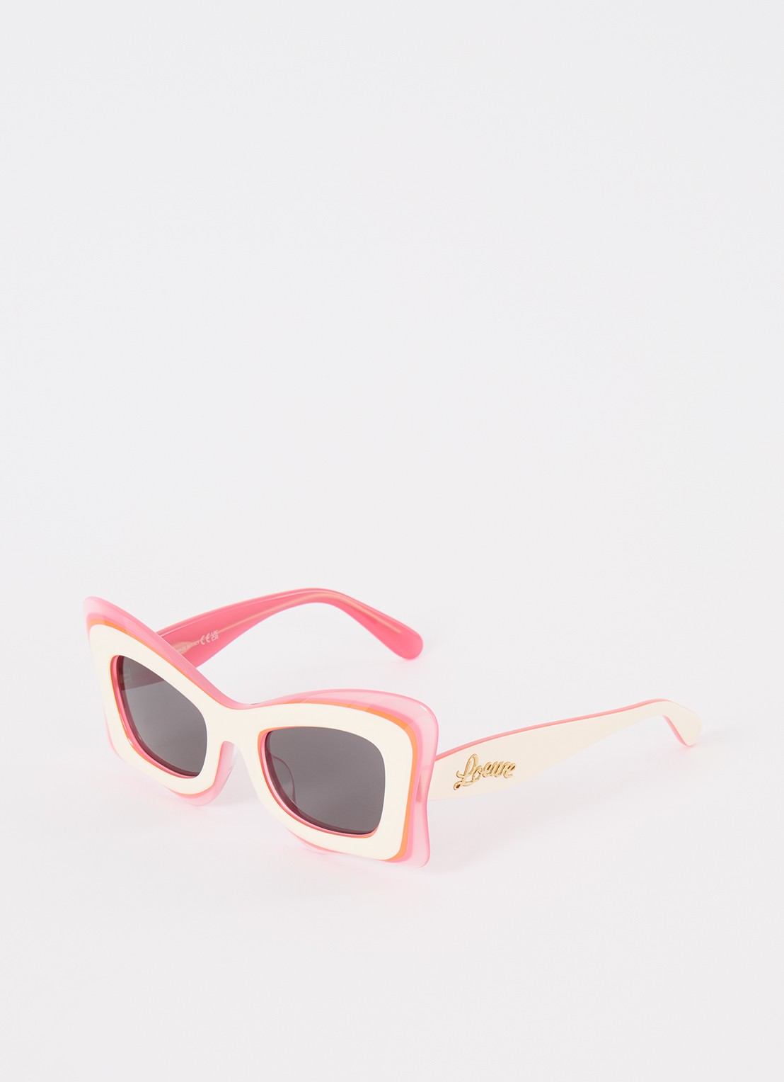 LOEWE Retro zonnebril LW40140U - voorkant 4 roze