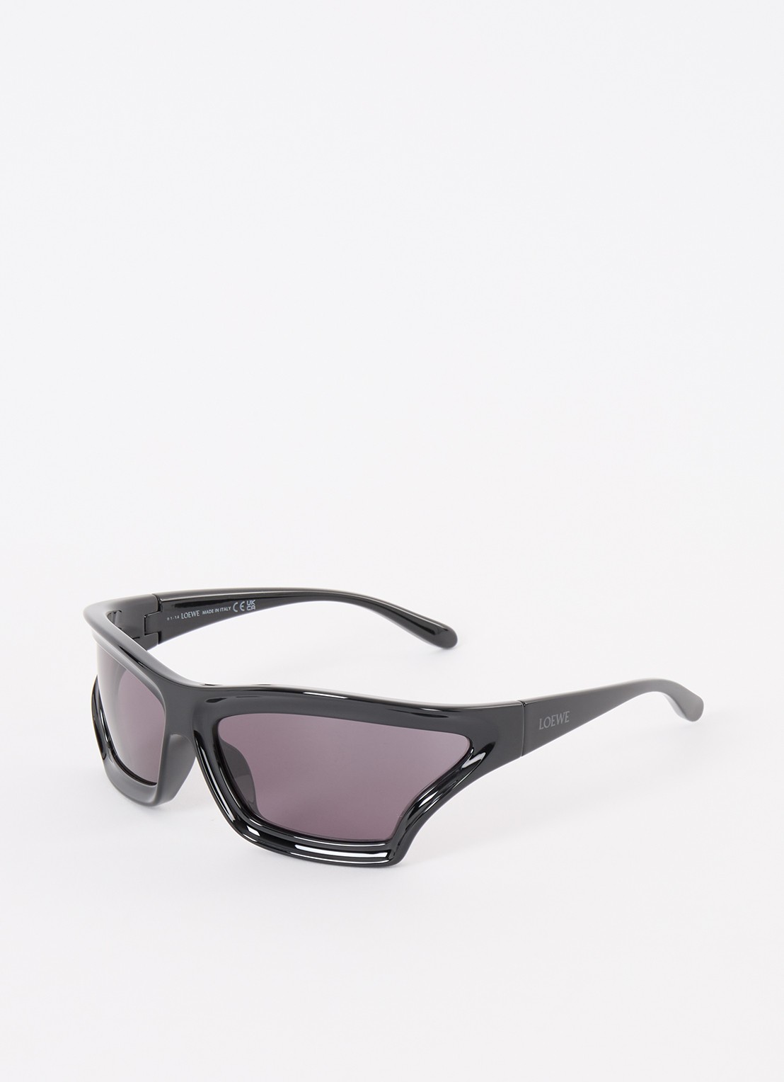 LOEWE Retro zonnebril LW40143U - voorkant zwart
