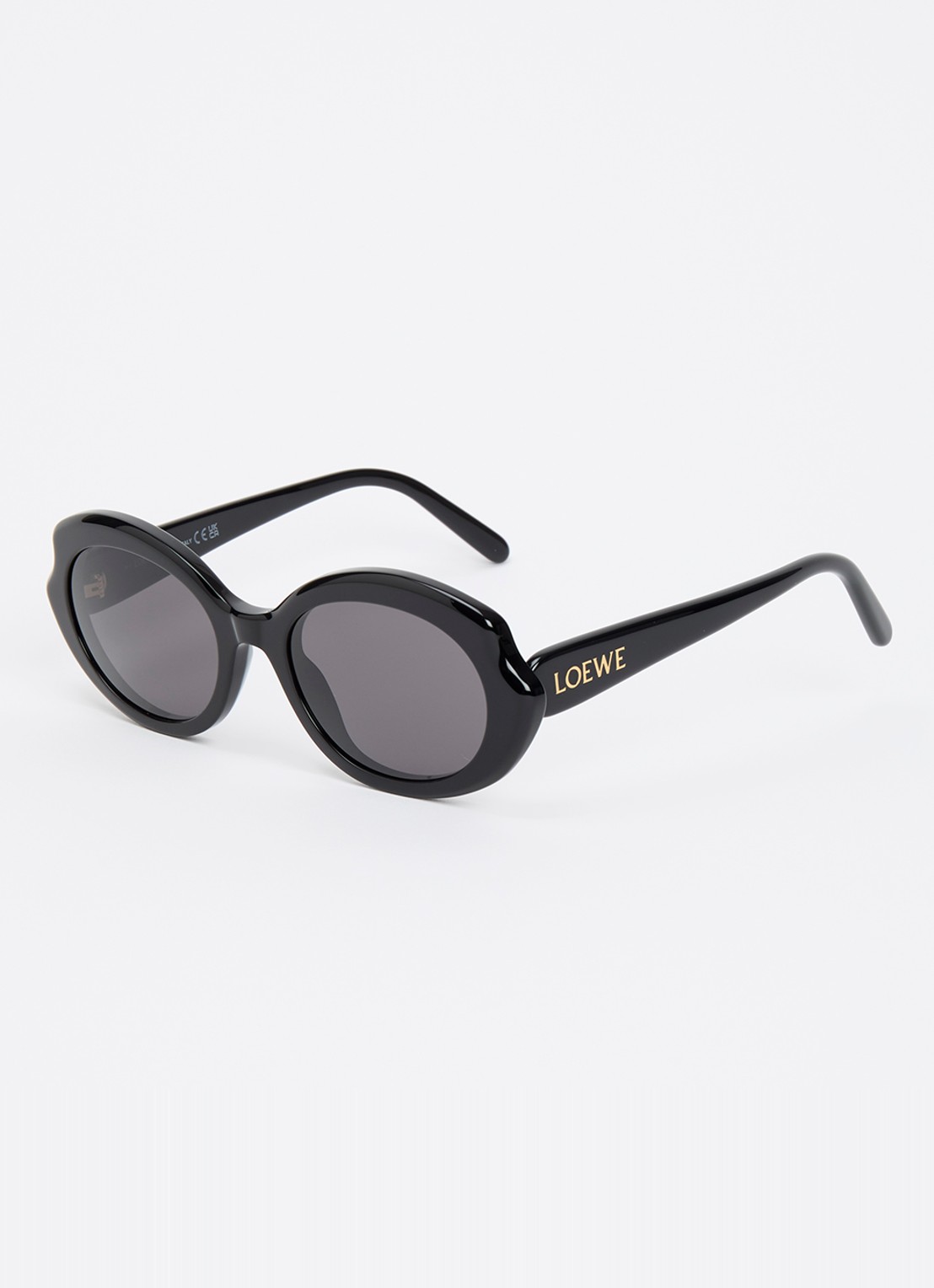 LOEWE Retro zonnebril LW40147I - voorkant zwart