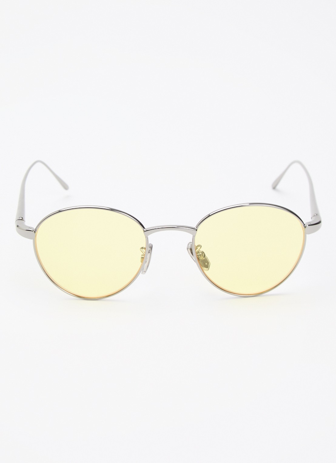 LOEWE Retro zonnebril LW40152U  - detail 2 geel