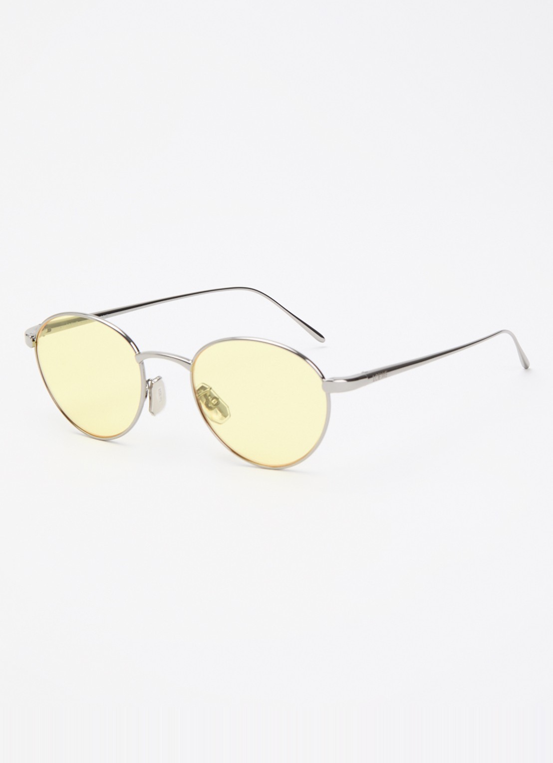 LOEWE Retro zonnebril LW40152U  - voorkant geel