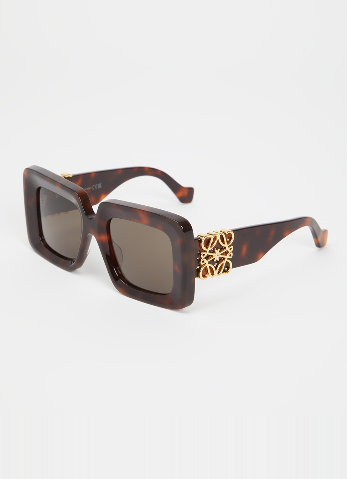 LOEWE Retro zonnebril - voorkant bruin