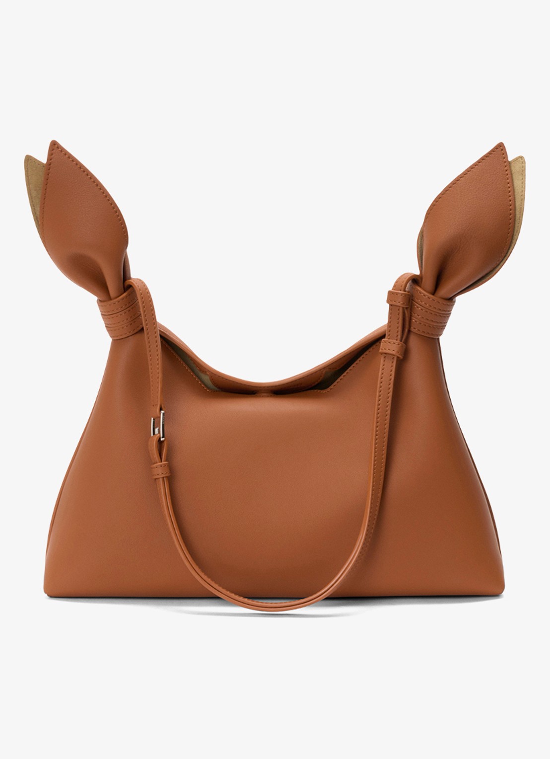 LOEWE Scarf Medium schoudertas van kalfsleer  - achterkant bruin