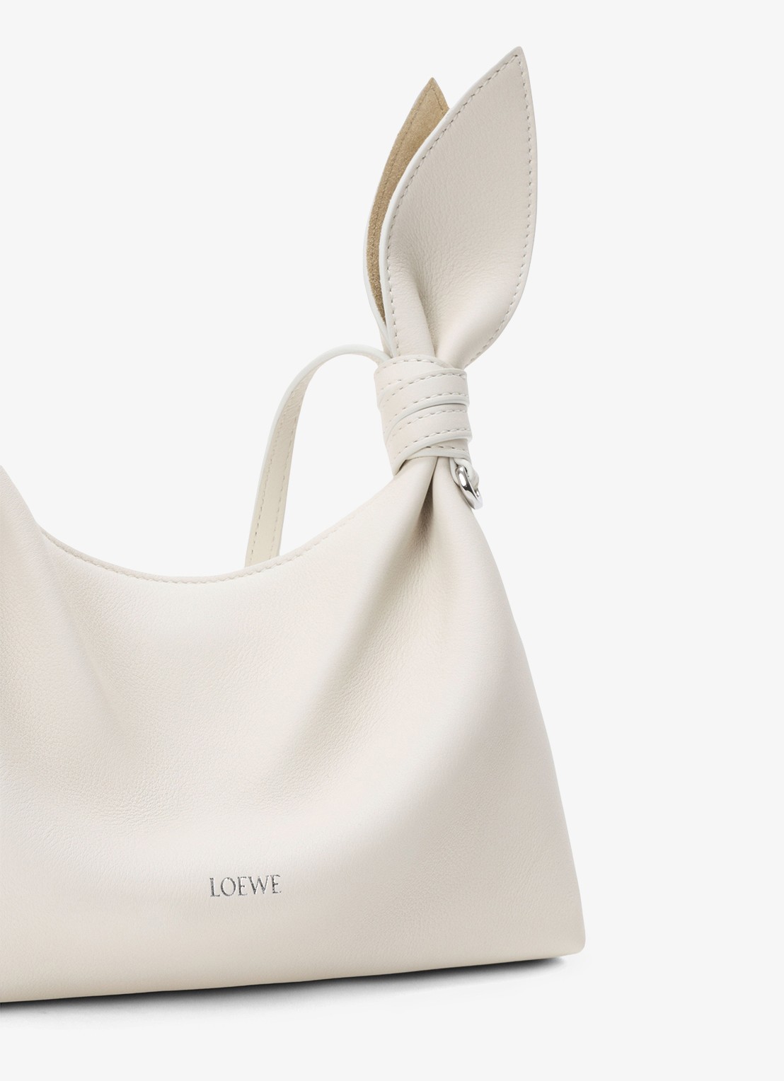 LOEWE Scarf Mini schoudertas van kalfsleer - detail 8 wit