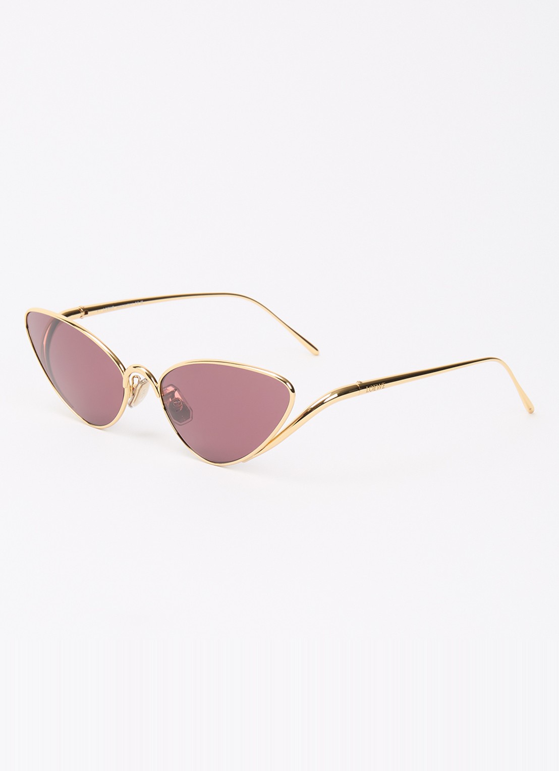 LOEWE Signature zonnebril LW40179U - voorkant goud