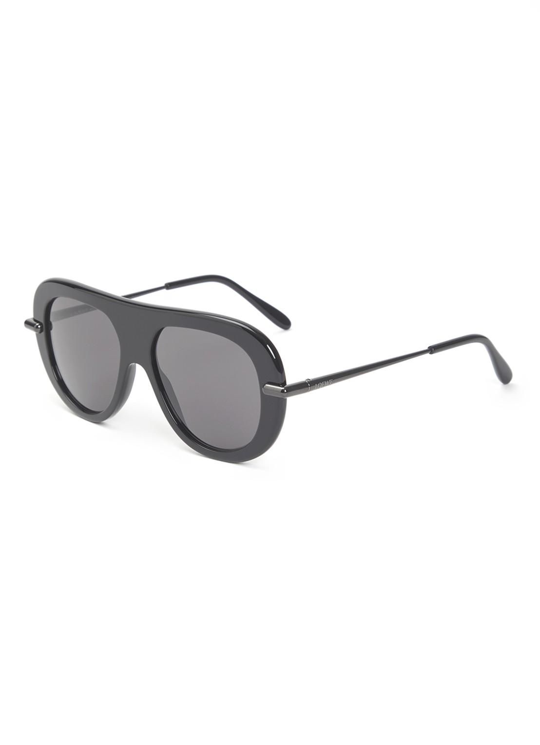 LOEWE Slim zonnebril LW40186I - voorkant 4 zwart