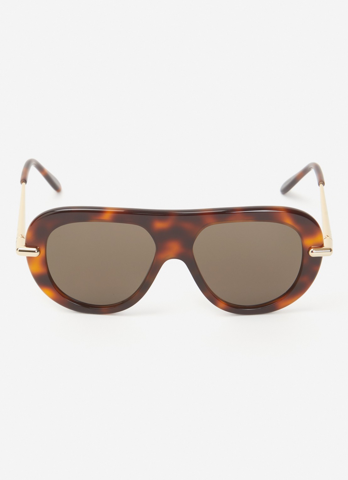 LOEWE Slim zonnebril LW40186I - detail bruin