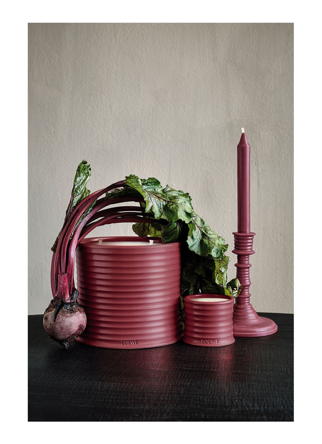 LOEWE Small Beetroot Candle - geurkaars 170 gram  - detail 7 undefined