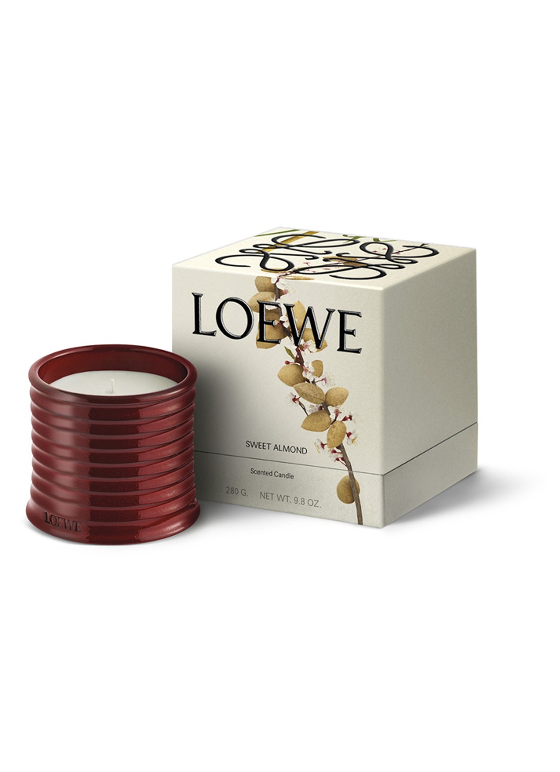 LOEWE Sweet Almond Scented Candle - geurkaars 320 gram - voorkant 6 undefined