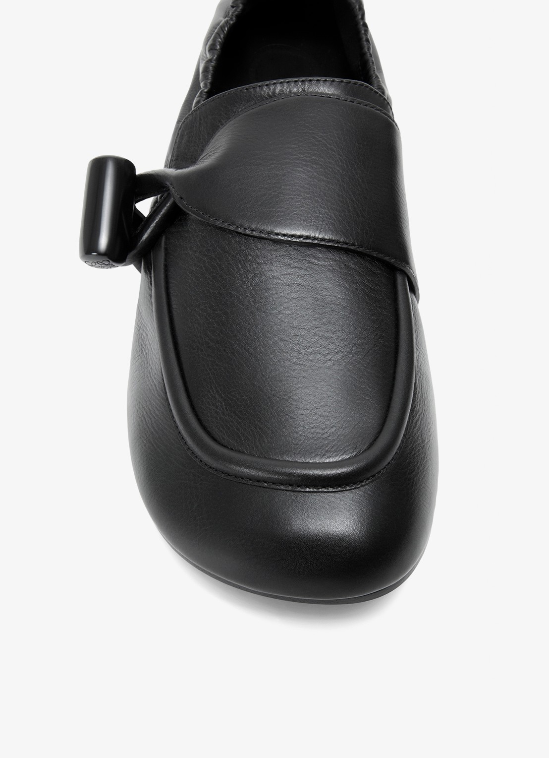 LOEWE Toggle loafer van kalfsleer - detail 4 zwart