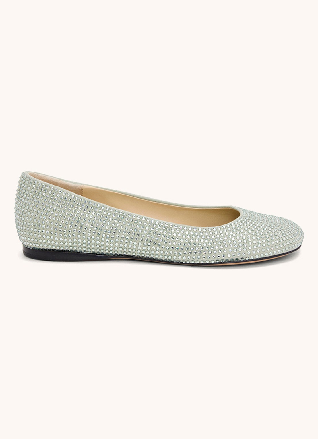 LOEWE Toy ballerina van geitenleer - voorkant 2 lichtgroen