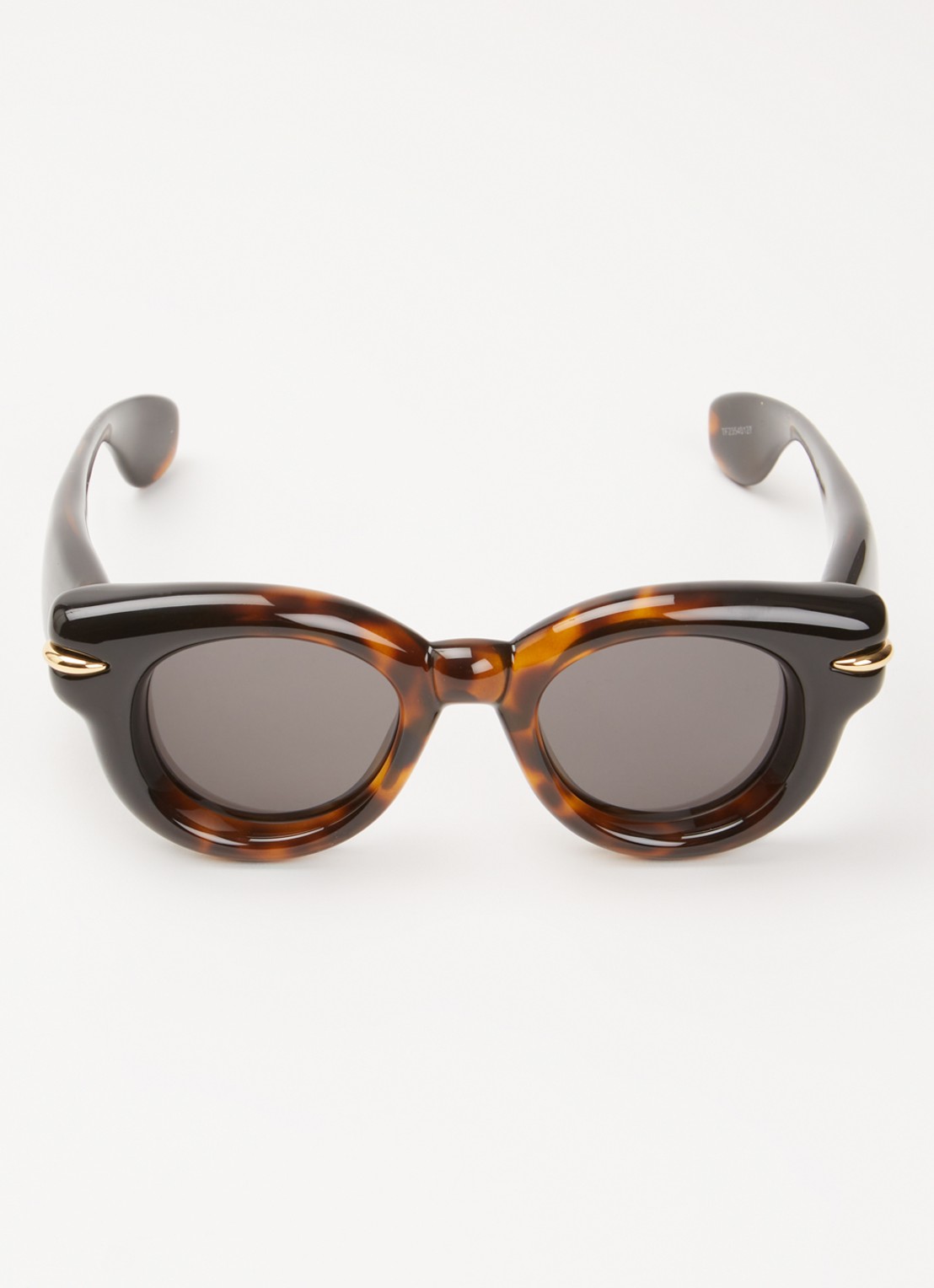 LOEWE Wayfarer zonnebril LW40135I - detail bruin