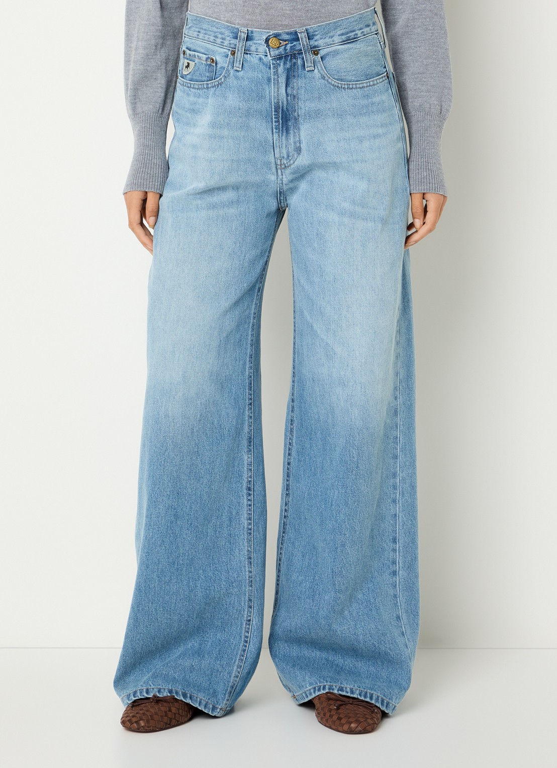 Lois Skater Loose-Z mid waist loose fit jeans met steekzakken - detail 2 jeans