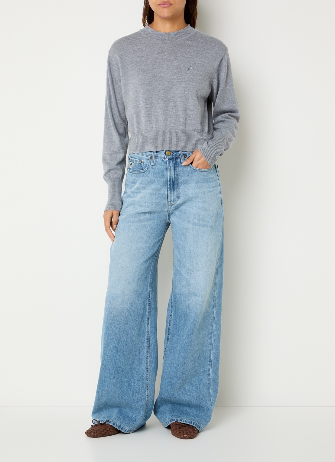 Lois Skater Loose-Z mid waist loose fit jeans met steekzakken - voorkant 5 jeans