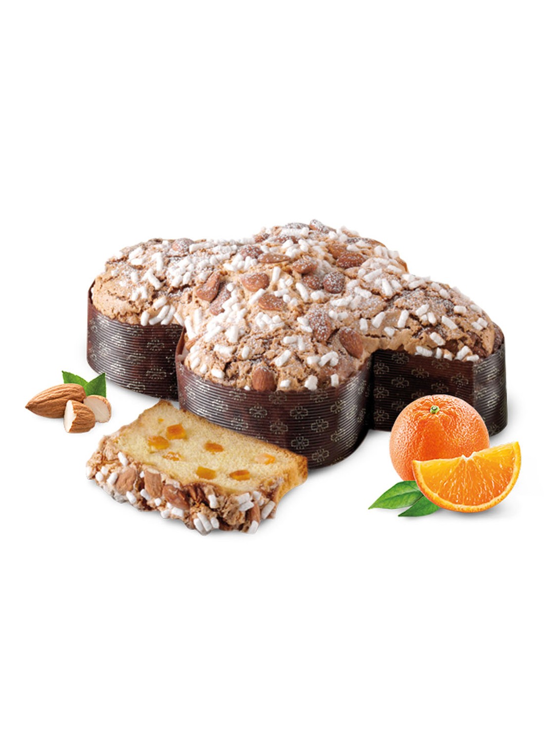 Loison Colomba Traditional paasbrood met sinaasappel 750 gram - voorkant 2 undefined