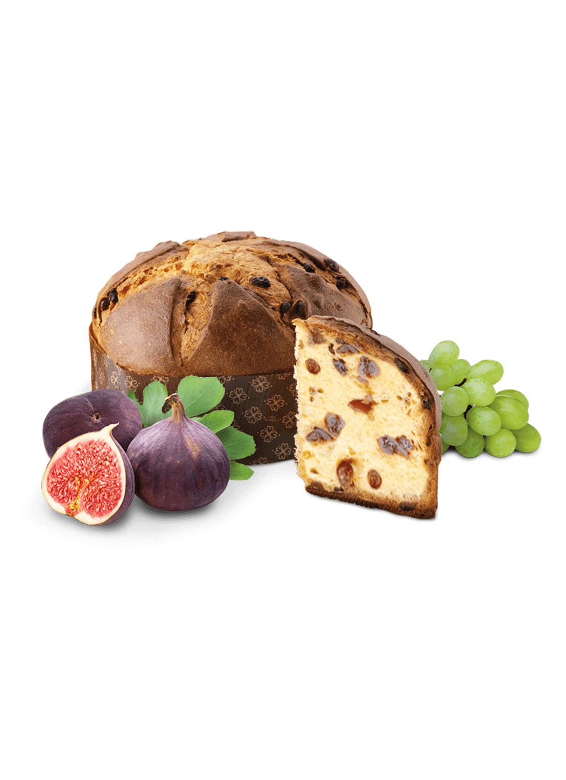 Loison Frutta e Fiori Fig from Calabria panettone 500 gram  - voorkant 2 beige