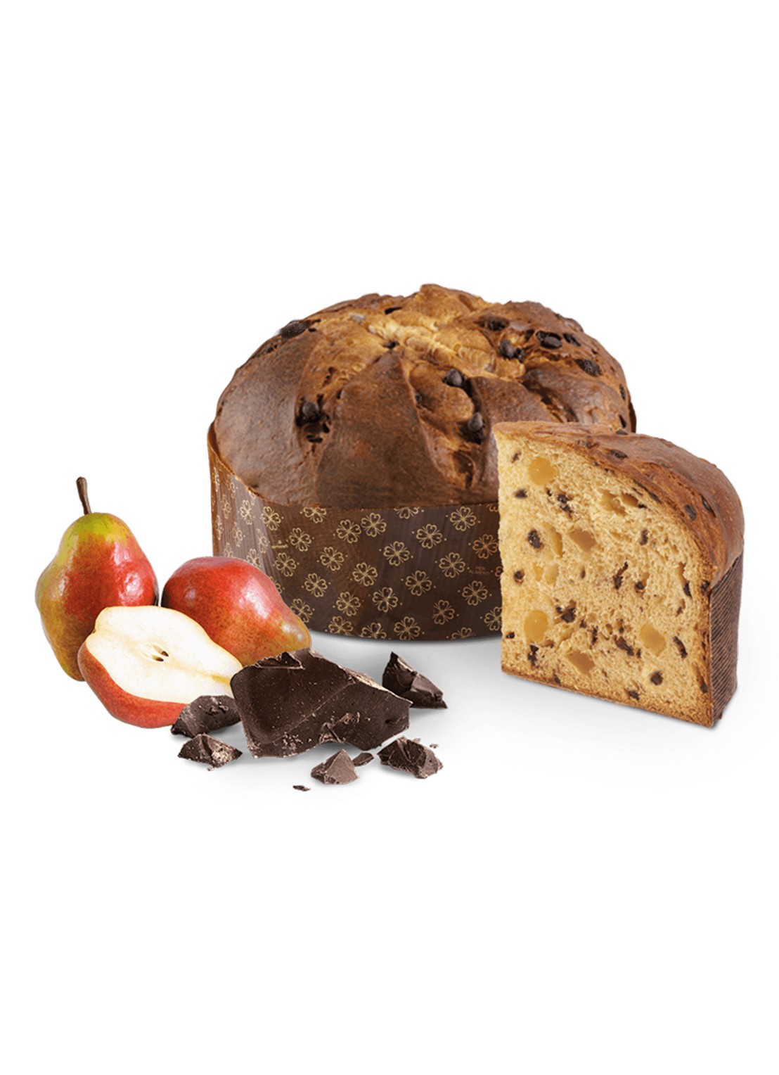 Loison Ricordo Pear & Chocolate panettone 500 gram - voorkant 2 undefined