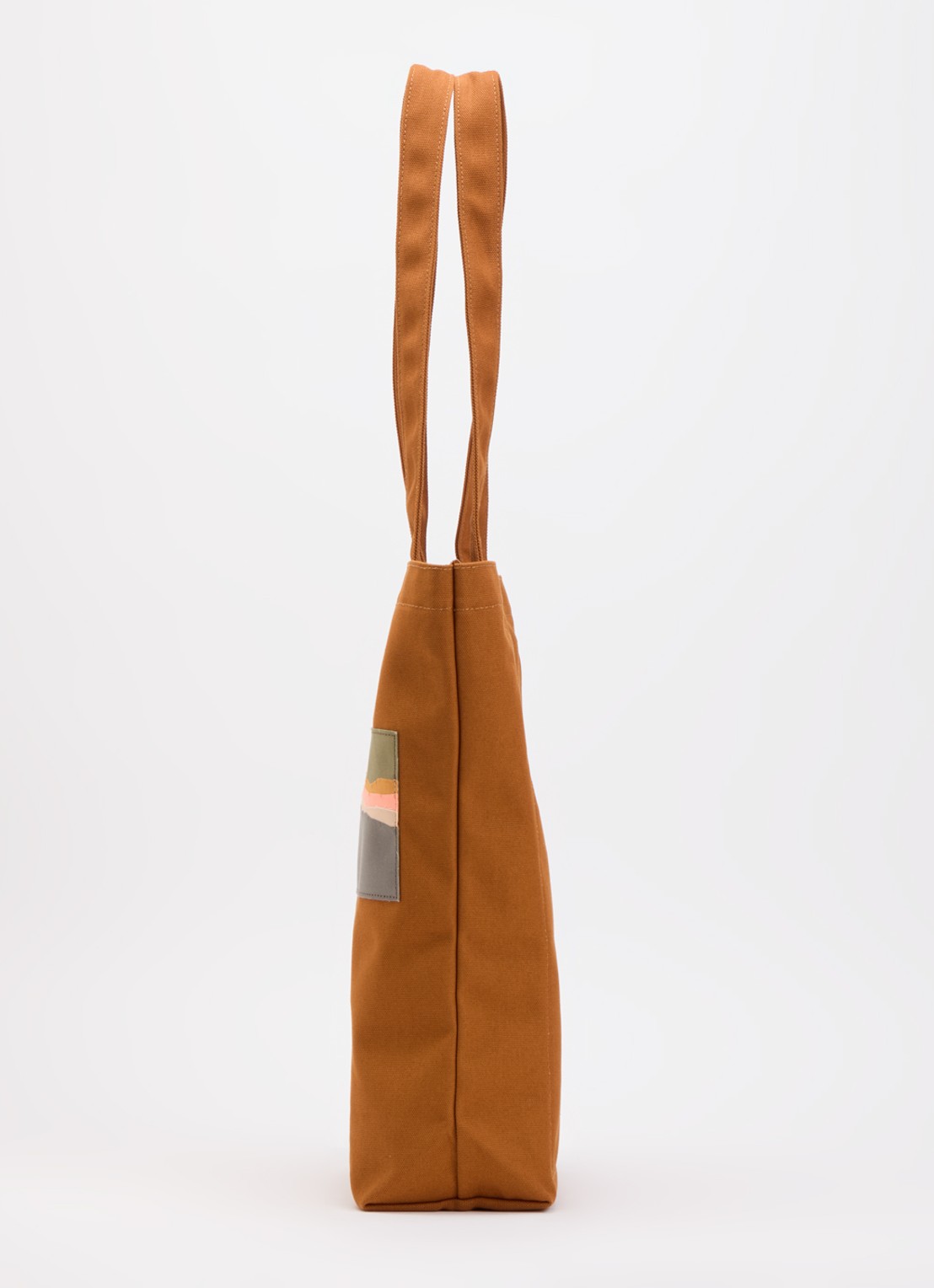 Longchamp Caroline Hélain x Longchamp schoudertas M met leren details - detail 3 cognac
