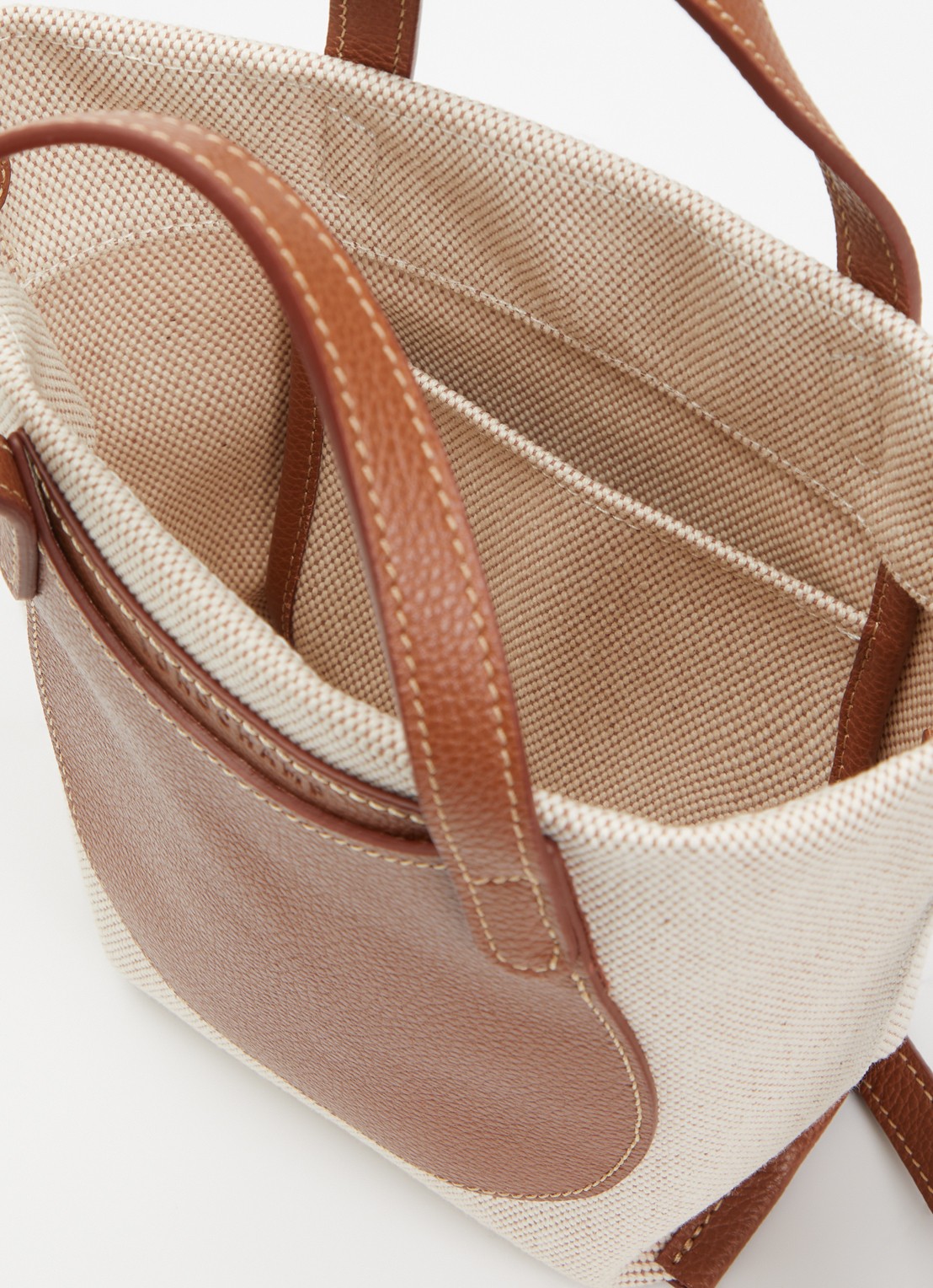 Longchamp Complice crossbodytas S met leren details - detail 3 beige