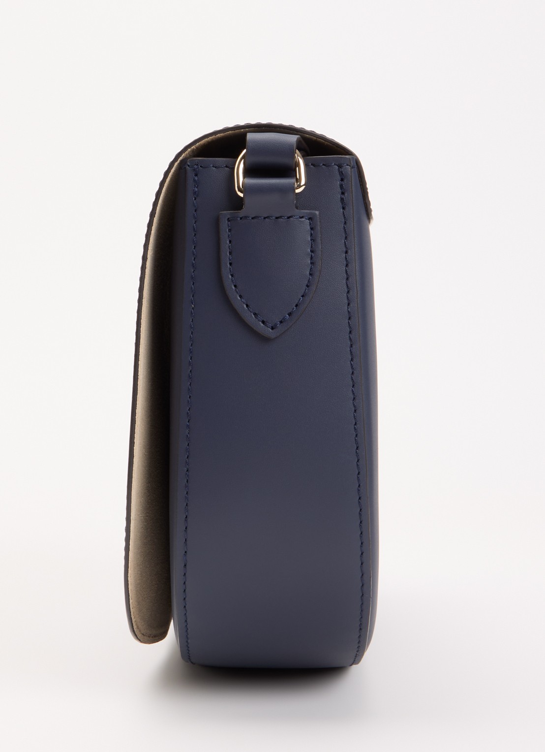 Longchamp Épure crossbodytas M van kalfsleer - detail 2 donkerblauw