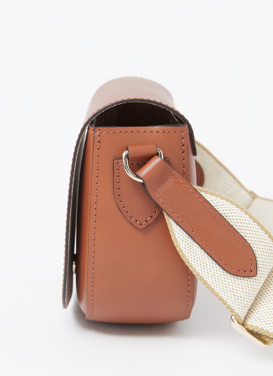 Longchamp Épure crossbodytas S van kalfsleer - detail 5 cognac