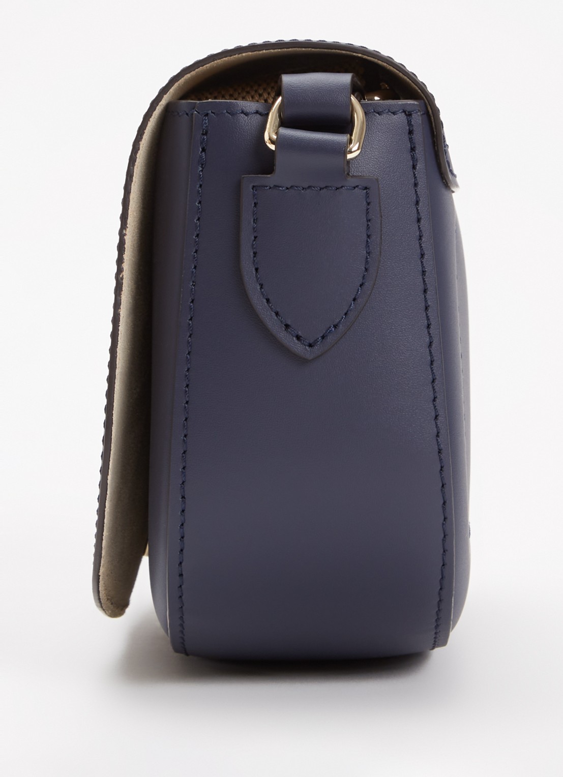 Longchamp Épure crossbodytas S van kalfsleer - detail 2 donkerblauw