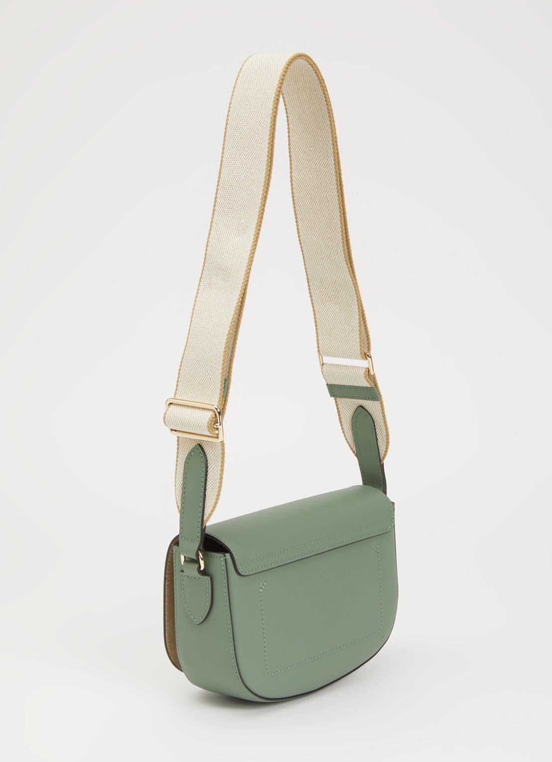 Longchamp Épure crossbodytas S van kalfsleer - achterkant groen