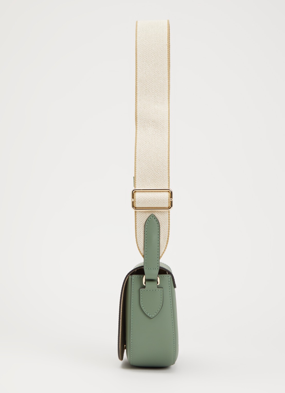Longchamp Épure crossbodytas S van kalfsleer - detail 3 groen