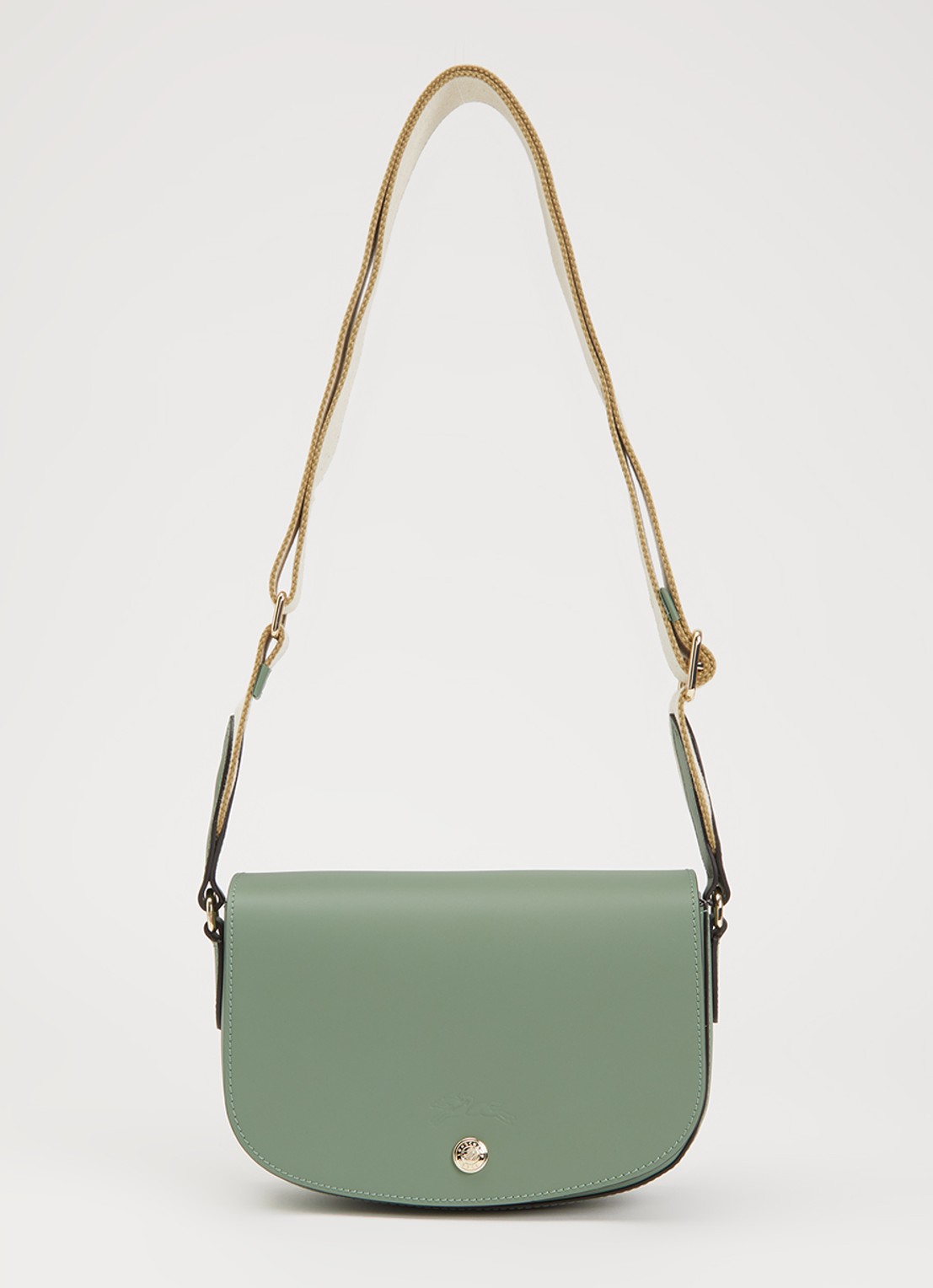 Longchamp Épure crossbodytas S van kalfsleer - voorkant 5 groen