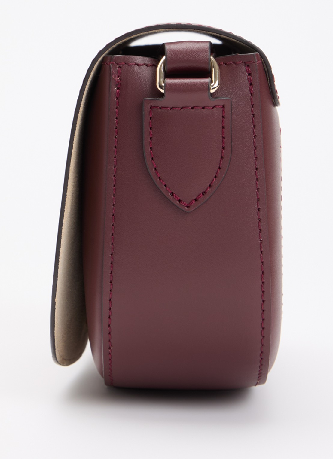 Longchamp Épure crossbodytas S van kalfsleer - detail 3 bordeauxrood