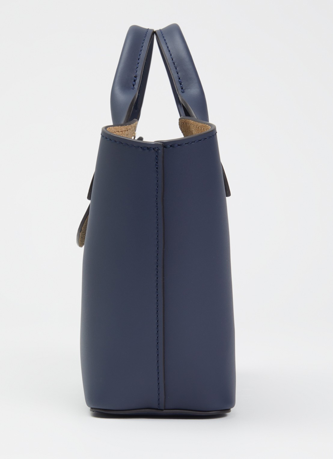 Longchamp Épure crossbodytas XS van kalfsleer met afneembare schouderriem - detail 5 donkerblauw