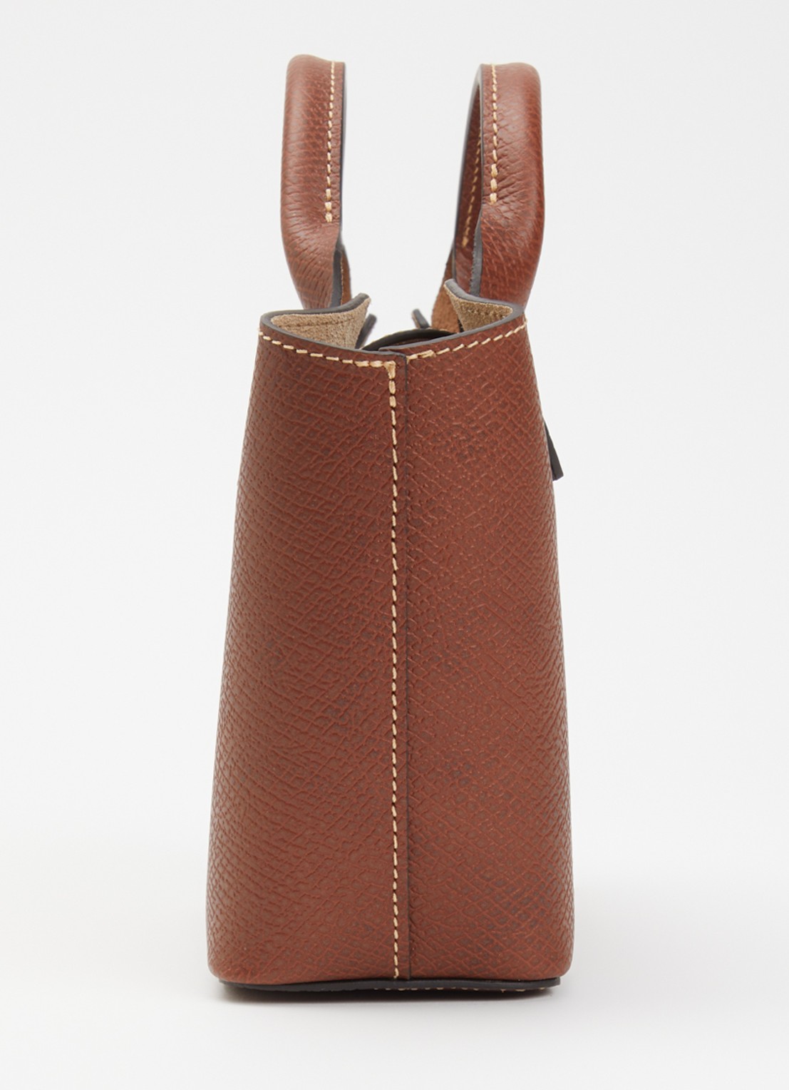 Longchamp Épure crossbodytas XS van leer met afneembare schouderriem - detail 6 roodbruin