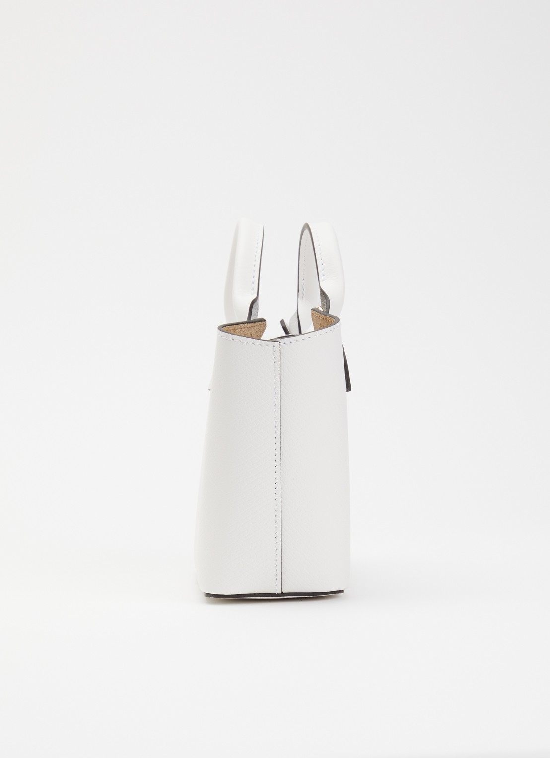 Longchamp Épure crossbodytas XS van leer met afneembare schouderriem - detail 2 wit