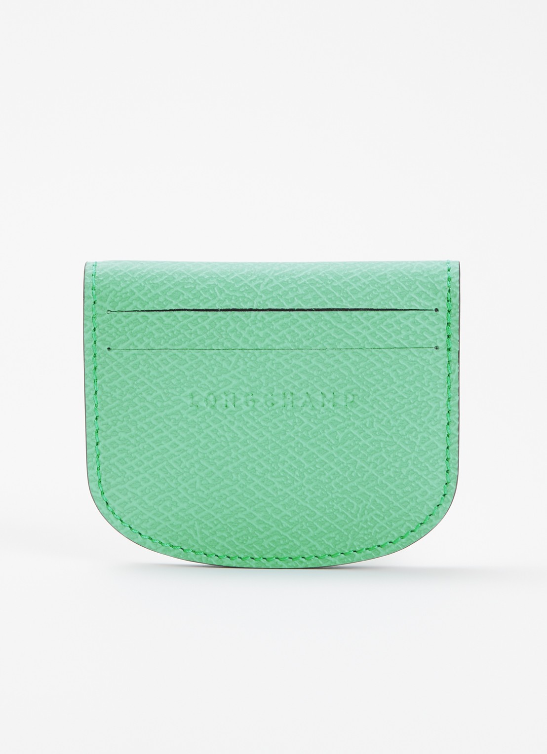 Longchamp Épure kaarthouder van leer - achterkant mint